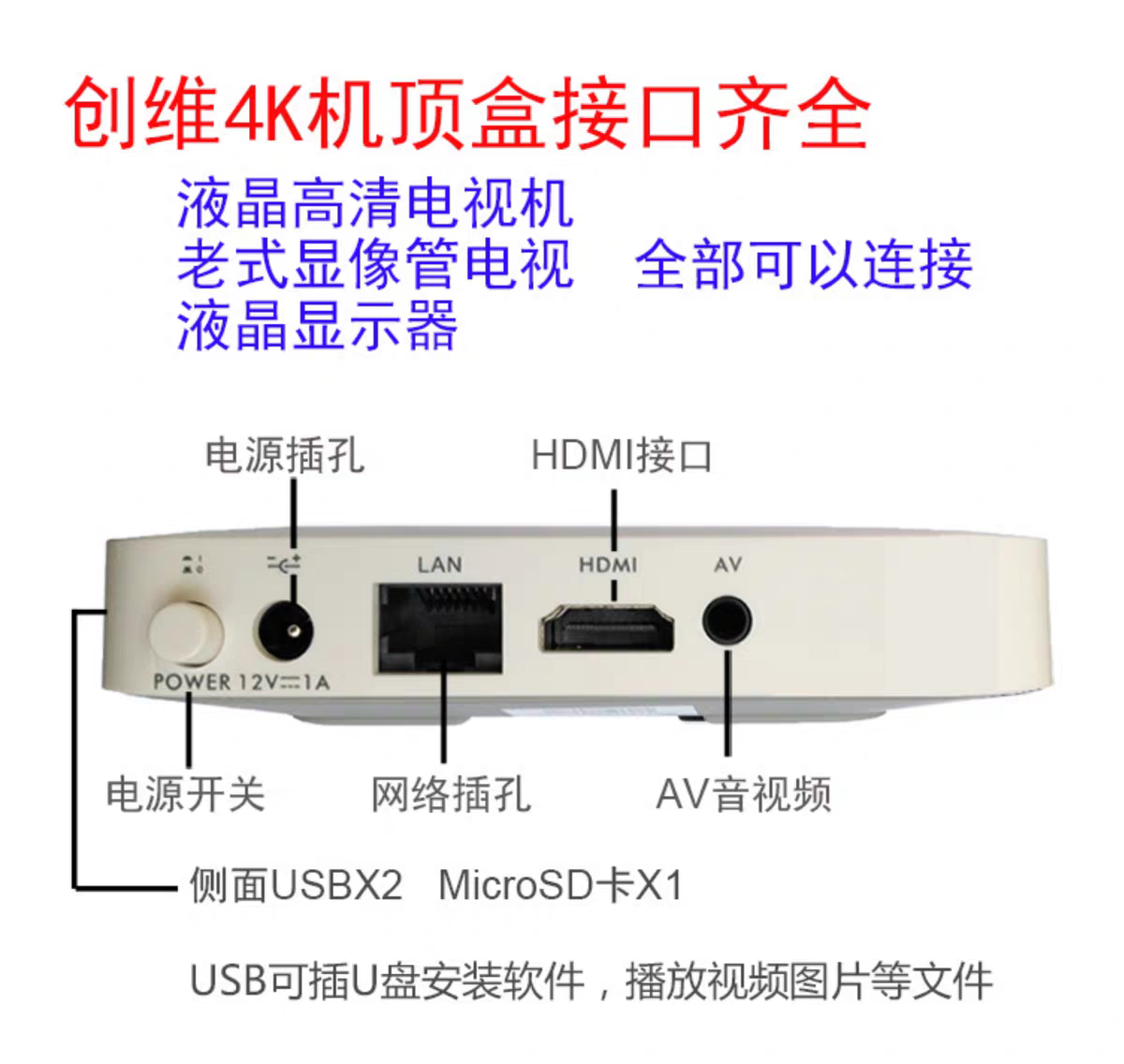 创维4K移动高清电信联通全网通电视盒超高清智能网络机顶盒 - 图2