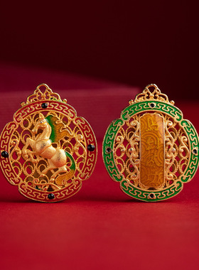 马到成功钥匙扣挂件原创镂空男款生肖马包包挂饰品女个性挂