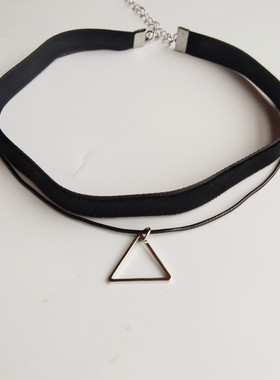 choker双层颈链原宿日韩风项圈