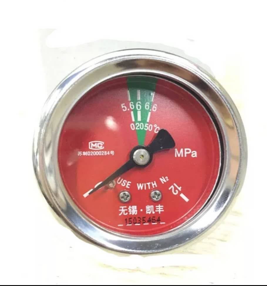 七氟丙烷气体灭火压力表2.5mpa4.2mpa6mpa12mpa15mpa可调压