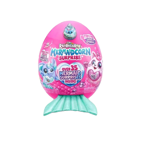 ZURU云波独角兽魔法蛋美人鱼惊喜蛋盲盒公仔毛绒儿童男女孩玩具 - 图3