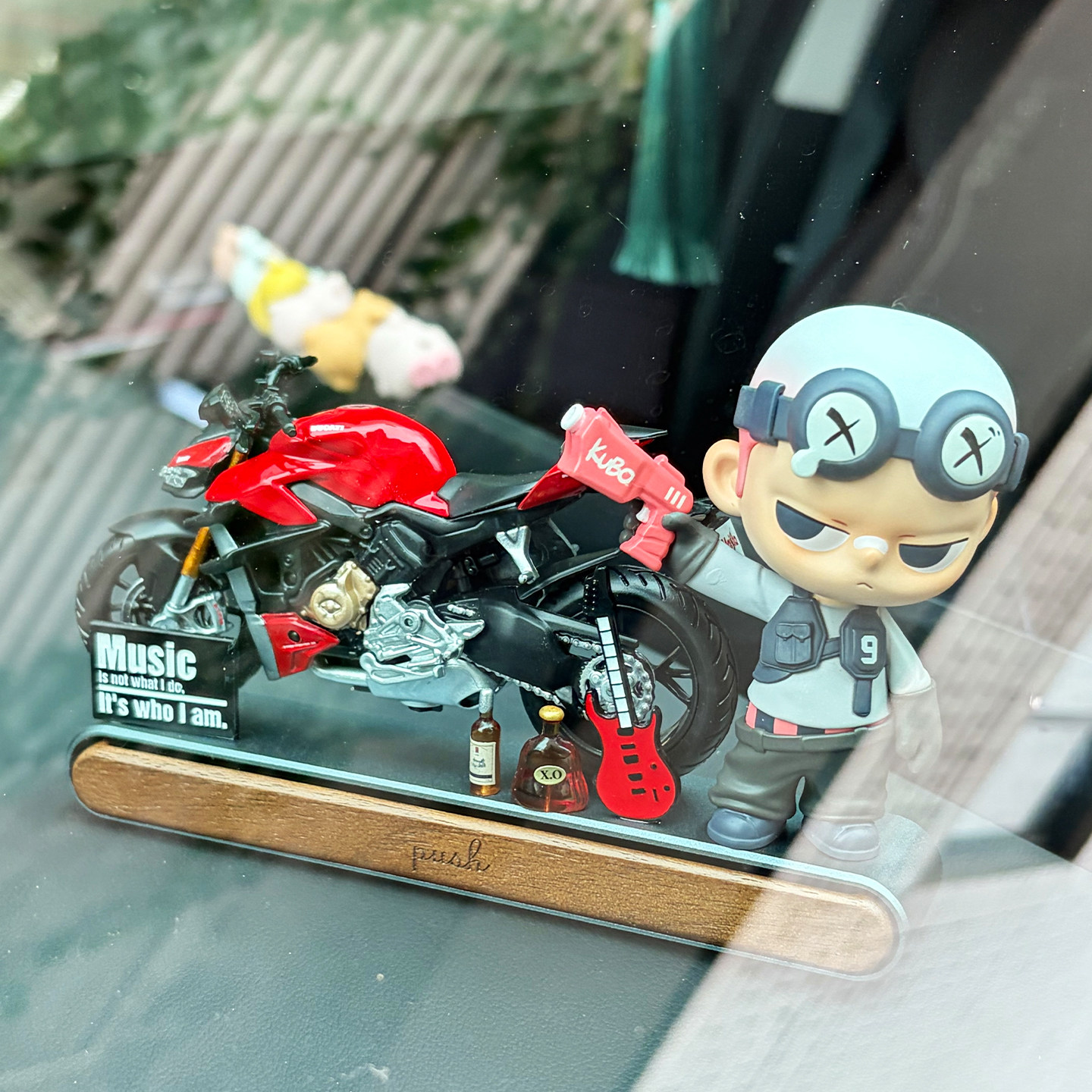 泡泡玛特kubo临时停车牌挪车电话牌车载摆件号码牌汽车饰品高级,淘宝优惠券,粉丝福利购,淘宝优惠卷