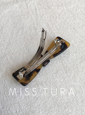 MissTura韩国进口蝴蝶结亚克力