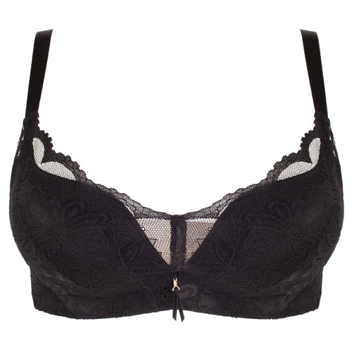 依之妮文胸1.5CM厚舒适透气无钢圈中厚3排扣聚拢上托内衣538A8B - 图3