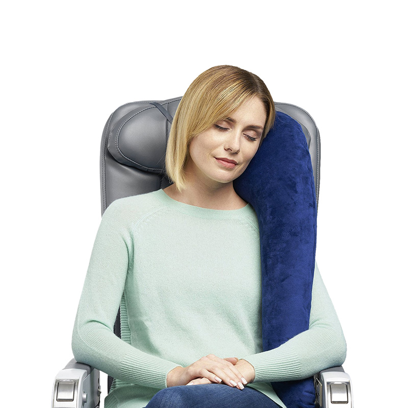 长途飞机靠枕旅行睡觉神器便携充气L型护颈枕