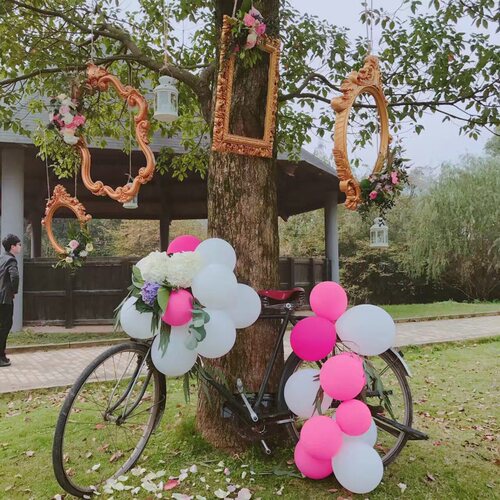 网红ins欧式婚礼塑料框婚庆现场布置道具巴洛克复古背景装饰框 - 图2