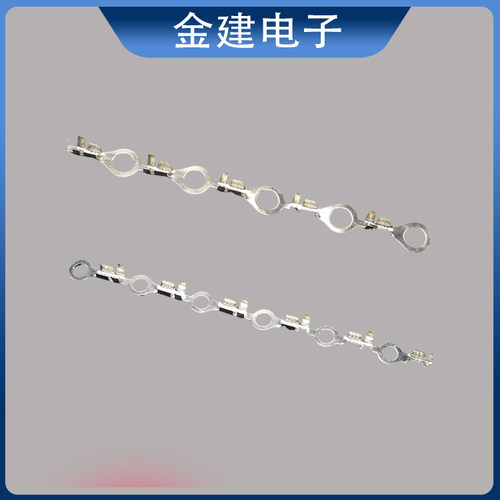 OT3.2接线片端子 直模太阳圆环 镀锡连带地环端 O型接线片 - 图2