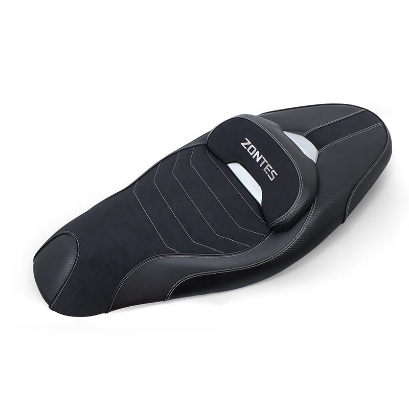 适用升仕摩托车运动坐垫总成改装腰托防水座包磨砂黑翻毛皮革,淘宝优惠券,粉丝福利购,淘宝优惠卷