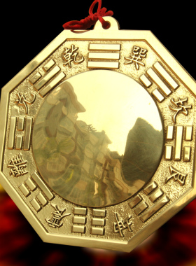 黄铜太极凹凸门挂饰门厅大门家居饰品