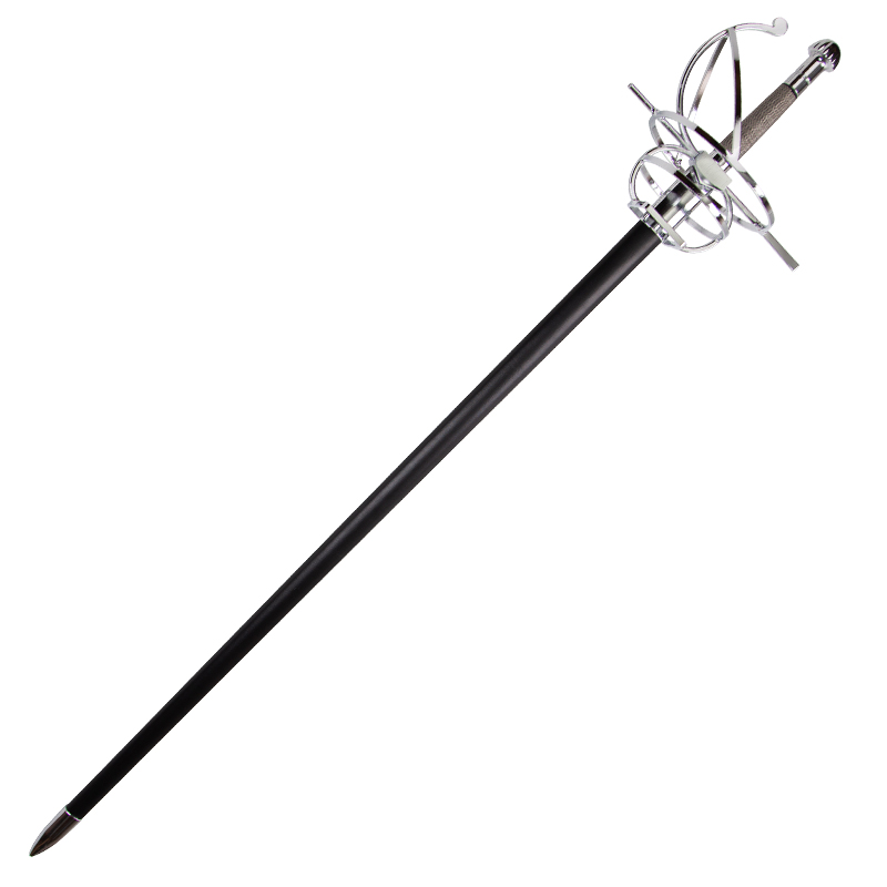 西洋剑欧式迅捷剑金属宫廷骑士礼仪剑指挥剑影视道具装饰剑未开刃-图3