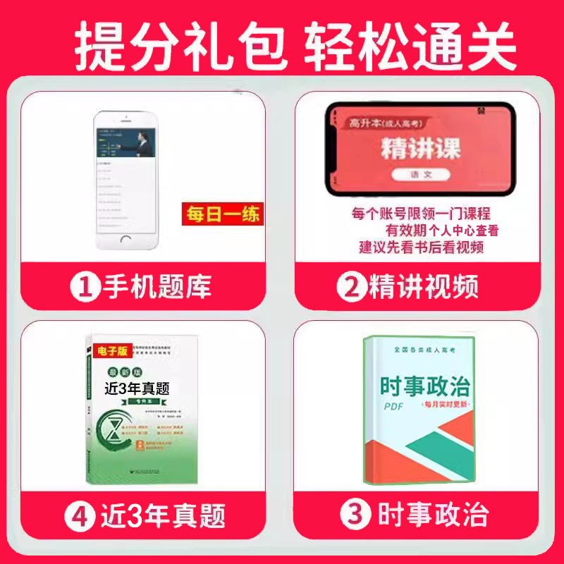 北邮2024新版成人高考高升专本科历史地理综合科模拟真题试卷押题全国各类成人高等学校招生考试用书成考高中起点升本专科历年卷-图0