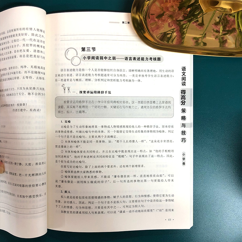 语文阅读得高分策略与技巧 小学卷  黄保余著儿童读物/教辅课外作业 语文阅读专项辅导训练 3-4-5-6年级小学阅读理解丛书 化工社 - 图2