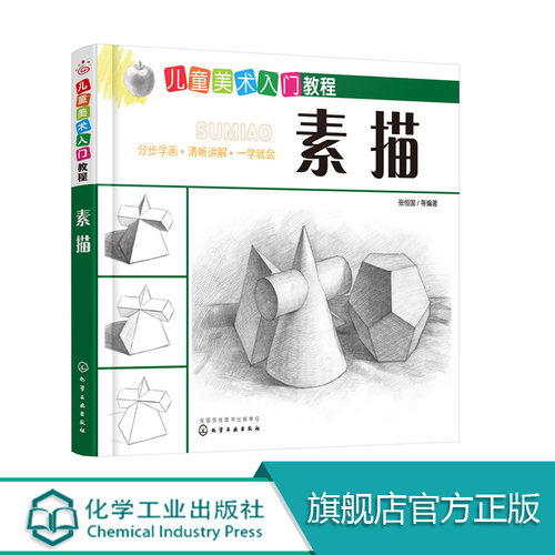 6-12岁 儿童美术入门教程 素描 素描书入门美术教材程临摹画册几何体静物人物头像手绘画书籍铅笔画画自学零基础儿童初学者范本 - 图3