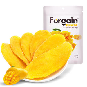 富锦水果干系列泰国进口芒果原料休闲零食果敢蜜饯芒果干60克袋装