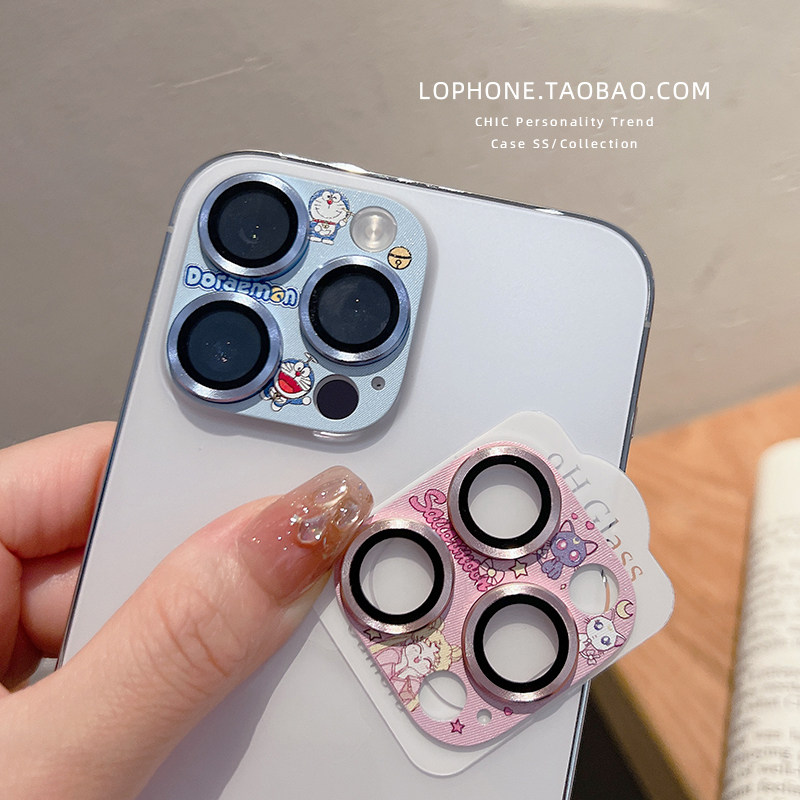 适用iPhone16手机镜头膜苹果15ProMax后摄像头贴膜13mini金属卡通膜16plus镜头保护贴14promax铠甲合金镜头膜,淘宝优惠券,粉丝福利购,淘宝优惠卷