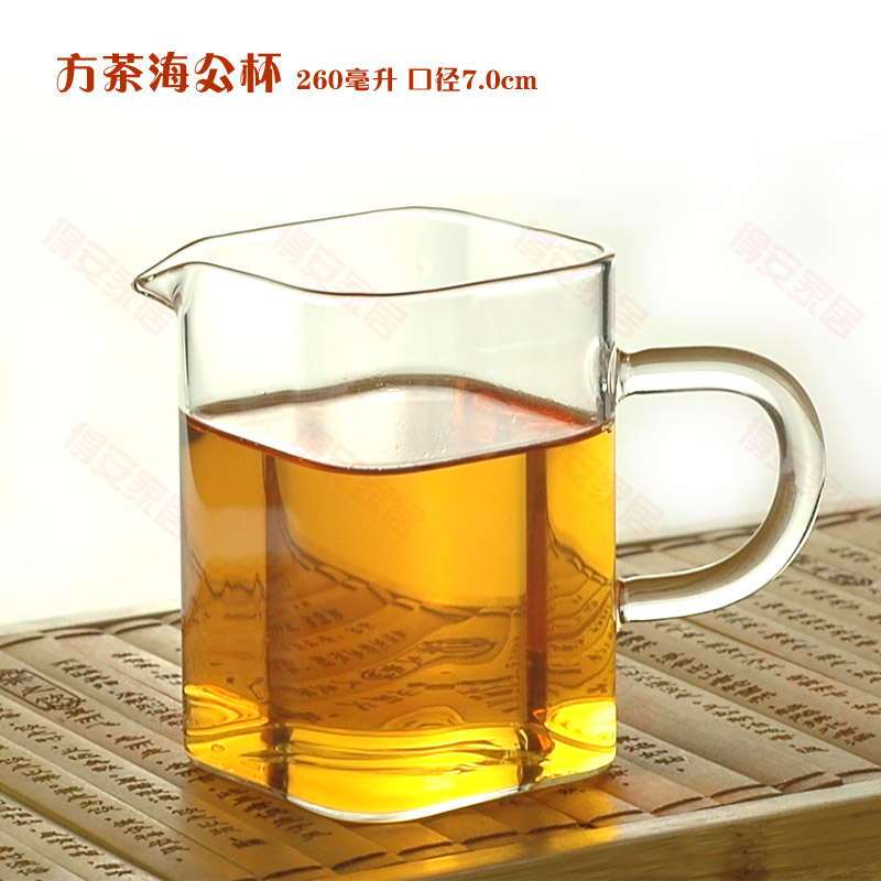 包邮 手工耐热玻璃茶具公道杯 茶海 茶道/零配/功夫茶具/分酒茶滤