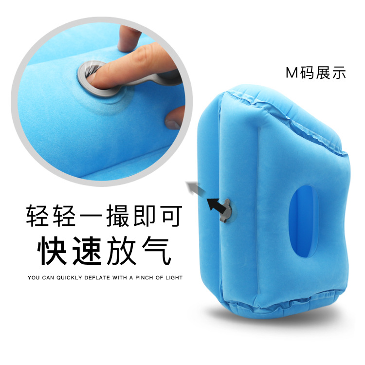 inflatable air pillow travel airplane rest sleep u shape 3-图2