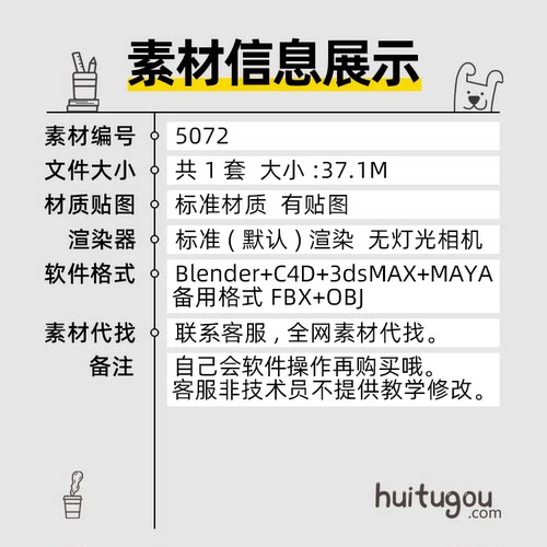 低面莲花模型C4D卡通睡莲Blender池塘水生植物FBX OBJ mb 3D素材 - 图0