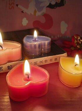 生日心形香味房间求婚香薰蜡烛