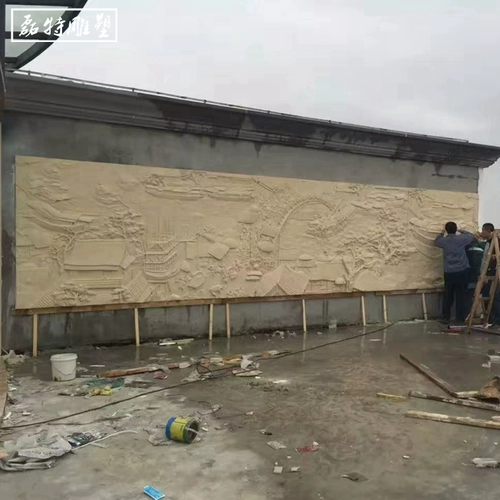 Песчаный китайский стиль рельефная роспись Отель Отель