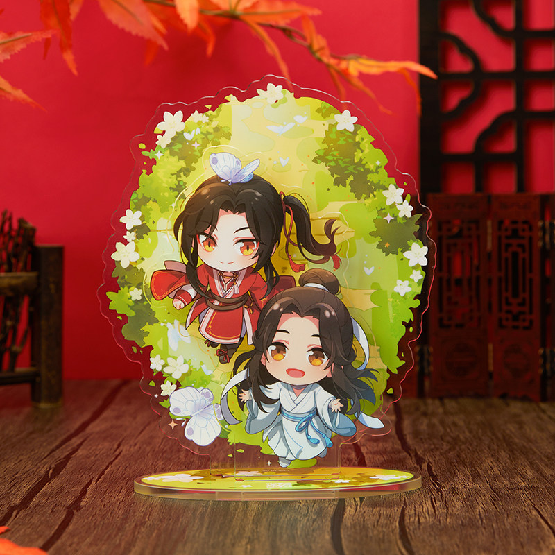 正版三分妄想天官赐福动画周边q版立牌谢怜花城三郎亚克力摆件 三分妄想 淘优券