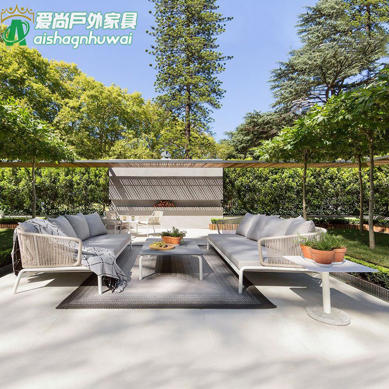 铝合金户外沙发酒店别墅防水花园沙发露天实木藤编沙发庭院家具,淘宝优惠券,粉丝福利购,淘宝优惠卷