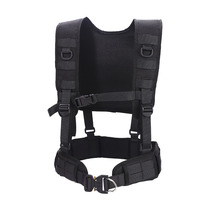 Tactical Multifunction Negative Weight H Type Harness Combo Gaming CS Comic waist seal Hanging Bag Load Bearing Module Belt