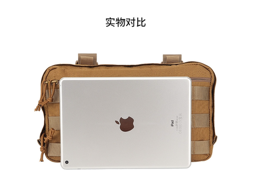 Outdoor tactical chest hanging summer multi-functional sports black camouflage simple vest military fan training hanging bag waterproof