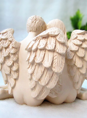 树脂创意新房结婚礼物天使娃娃