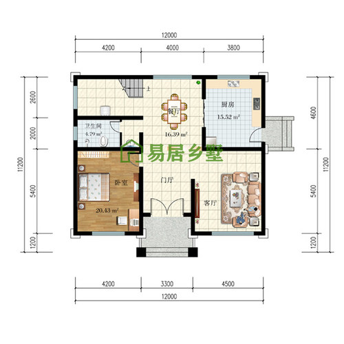 新中式网红别墅设计图纸两层新农村自建房乡村小洋房施工图全套 - 图1