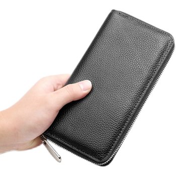 Japan original order 2024 new women's authentic leather long fortune wallet first layer cowhide women's clutch wallet