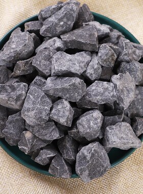 黑色砾石 市政工程铺路碎石子洗米石建筑机制灰色小石子水磨石头