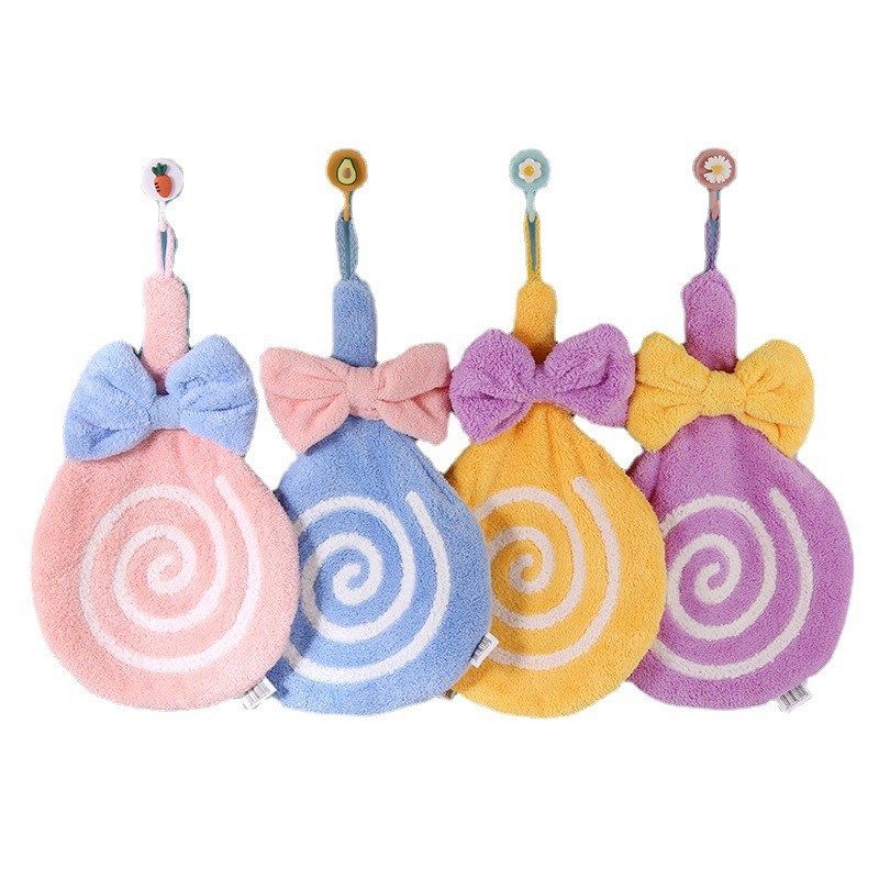 擦手巾棒棒糖挂式吸水加厚可爱儿童小毛巾珊瑚绒厨房抹布擦手洗脸,淘宝优惠券,粉丝福利购,淘宝优惠卷