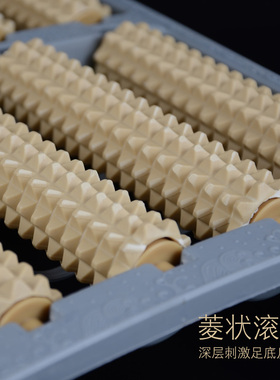 滚轮式足底按摩器 脚部穴位按压 脚底部点按刺激足疗神器搓脚家用