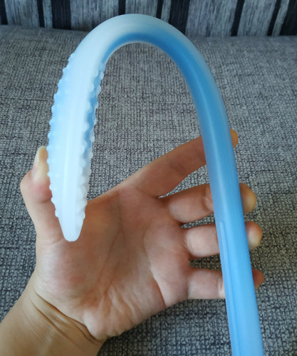 敲背捶健身棒拍软胶按摩拍打器拍痧板按摩颈椎全身通用养身经络拍 - 图1