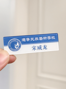 宋威龙周边姓名牌徽章明星应援胸针物料书包笔袋挂件学生礼物定制