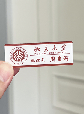 周自珩夏习清我只喜欢你的人设小说周边名札书包挂件胸针校牌定制