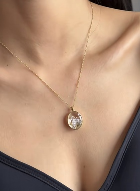 老美单！轻奢小众简约18K镀真金材质高级感项链 单还没出4月以后