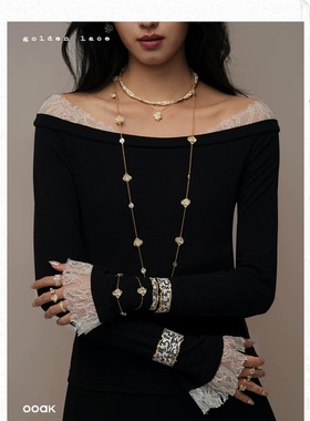 列维斯蕾丝裙摆系列气质手链女2025年新款手饰轻奢高级感首饰爆款