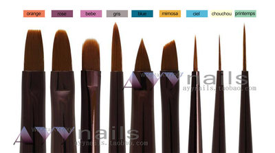 现货日本tati美甲笔美甲大师竹原千晴先生光疗笔彩绘笔 虎窝淘