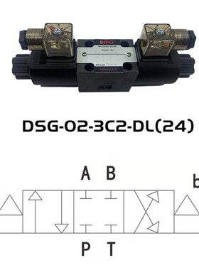 新款液压换向电磁阀DSG-02-3C2 3C3 3C4 3C6 2B2-DL LW D24  现货