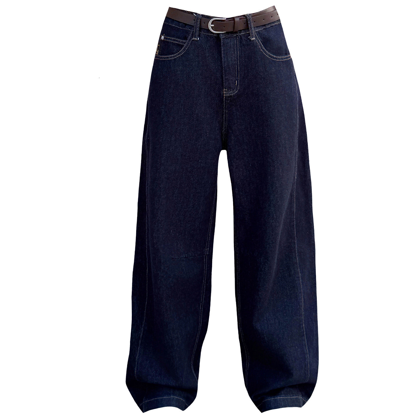 2025秋新款Jeans阿凡牛A5227宽松显瘦阔腿弯刀裤女牛仔筒裤香蕉裤,淘宝优惠券,粉丝福利购,淘宝优惠卷