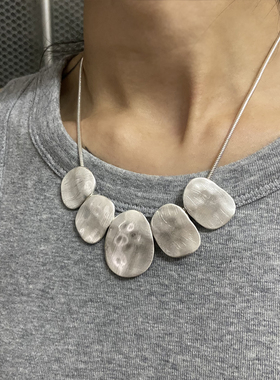 其他合金金属蛇骨链女设计感项链