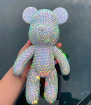 Hand Delivered Gift Stick Drill Small Bear Mercy bear white bear DIY hand run inlaid drill with drilled bear to drill violent bear