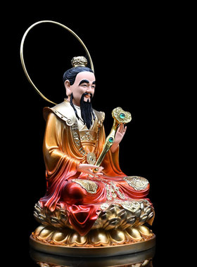 新款树脂太上老君神像道德天尊三清灵宝天尊元始天尊佛像家用摆件