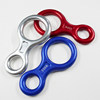 Outdoor 8-figure ring descender mountaineering slow descent equipment