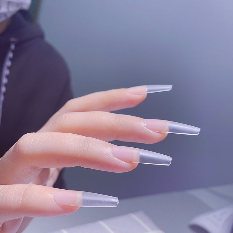 致美艺美甲平弧尖形梯形甲片新折无痕磨砂薄款持久美甲店常用甲片,淘宝优惠券,粉丝福利购,淘宝优惠卷