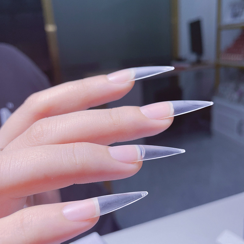 致美艺美甲平弧尖形梯形甲片新折无痕磨砂薄款持久美甲店常用甲片,淘宝优惠券,粉丝福利购,淘宝优惠卷