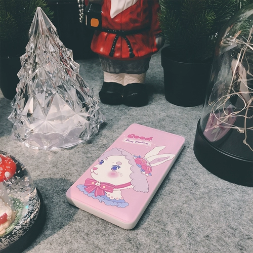 Рыбацкий оригинальный трубопровод зарядка сокровища 10000 мАч милый порошок тонкий маленький портативный мобильный мобильный мобильный телефон Universal