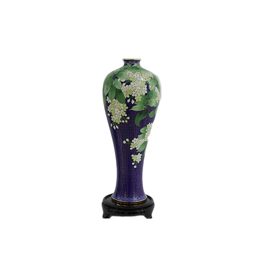 Beijing cloisonné copper tire cloisonné enamel Qumei vase ornaments Beijing characteristic craft gifts handmade